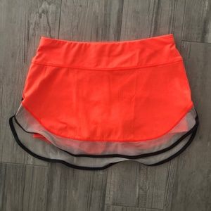 Lucky in Love skirt- spaced out mesh border skirt